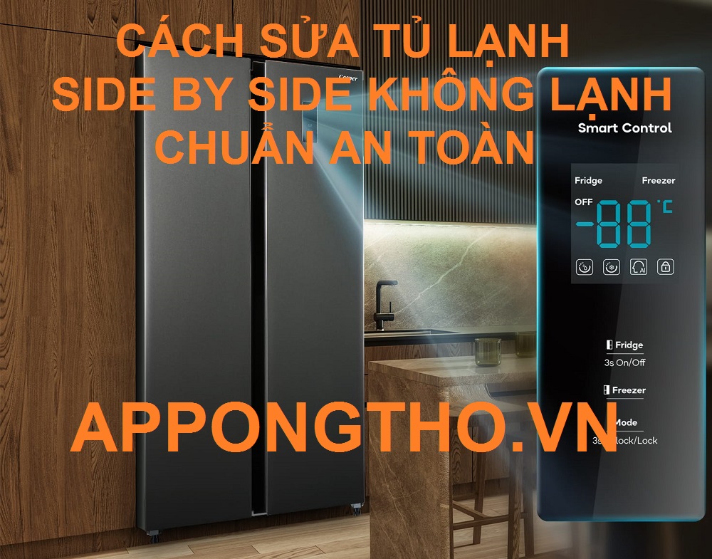 Khắc phục tủ lạnh LG Side by side không chạy cách dễ dàng