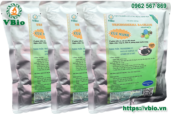 Combo 3 túi nấm tricoderma (1kg)