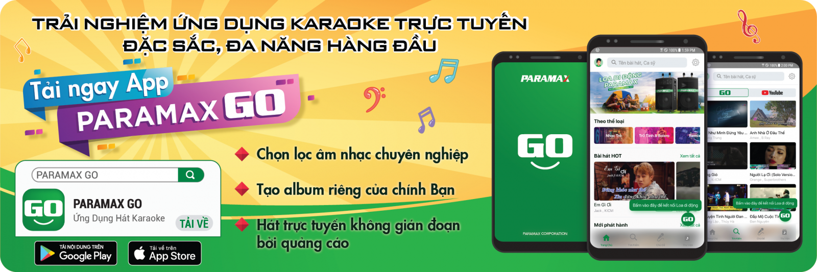 ung dung karaoke paramax go