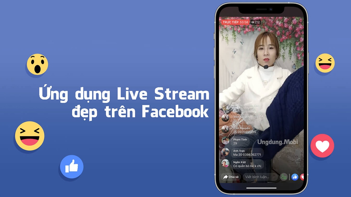 7 Ứng dụng làm đẹp khi livestream facebook iPhone, Android | Nguyễn Kim Blog