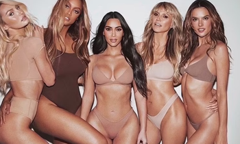 Dàn mẫu đình đám nhất thế giới làm mẫu nội y cho tỷ phú Kim Kardashian