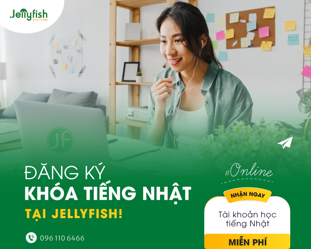 Ưu đãi học tiếng Nhật tại Jellyfish Education