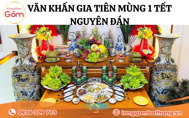 Văn khấn gia tiên mùng 1 Tết Nguyên đán