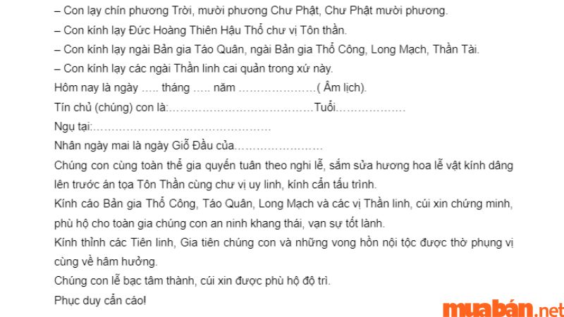 Văn khấn gia tiên ngày giỗ đầu