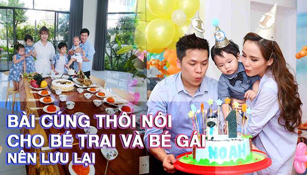 Văn Khấn Gia Tiên Khi Trẻ Đầy Năm - HaNoiGiaRe.Com