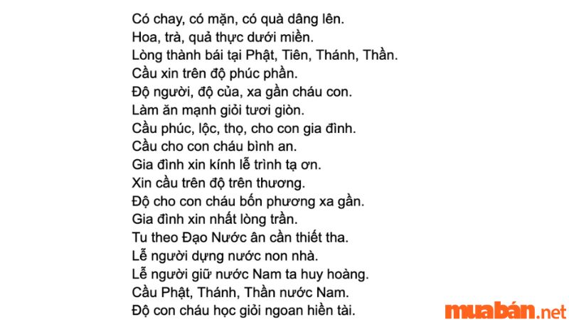 Bài văn khấn lễ tạ sau khi sửa nhà