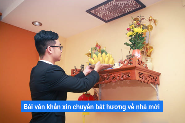 Bài văn khấn xin chuyển bát hương về nhà mới, thủ tục chuyển bát hương