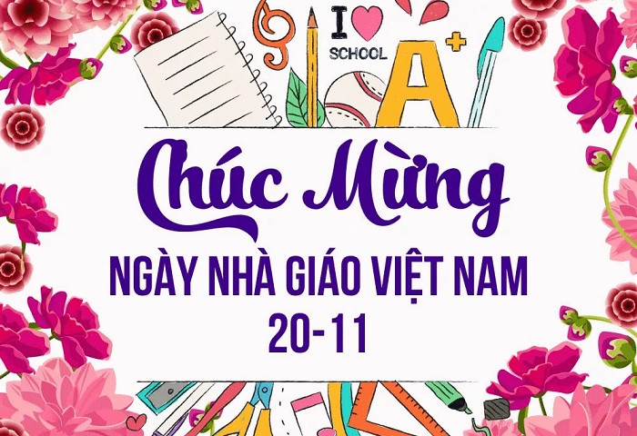 Cách vẽ tranh mĩ thuật lớp 8 Bài 9. Vẽ tranh lớp 8: Đề tài nhà giáo Việt Nam 20-11. Đơn giản và đẹp nhất