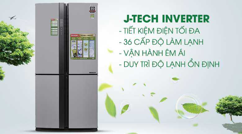 Công nghệ Inverter - Tủ lạnh Sharp SJ-FX680V-ST