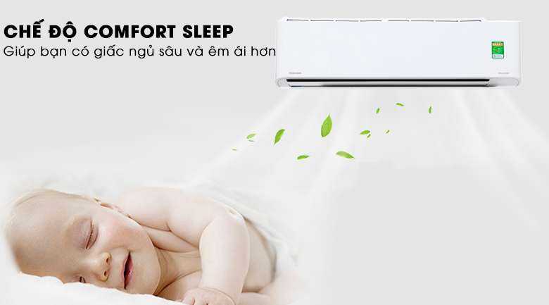 Chế độ comfort sleep - Máy lạnh Toshiba Inverter 2 HP RAS-H18PKCVG-V