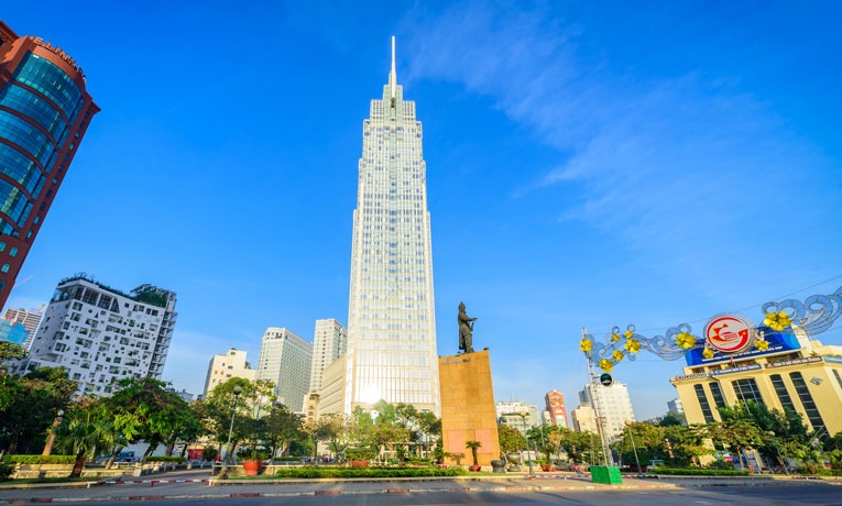 Vietcombank Tower tòa nhà cao thứ 3 TPHCM