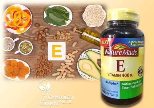 Vitamin E thiên nhiên Nature Made 400IU hộp 300 viên của Mỹ