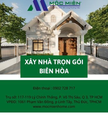 Xây Nhà Trọn Gói Biên Hòa | Miễn Chi Phí Thiết Kế - Xin Phép Xây Dựng