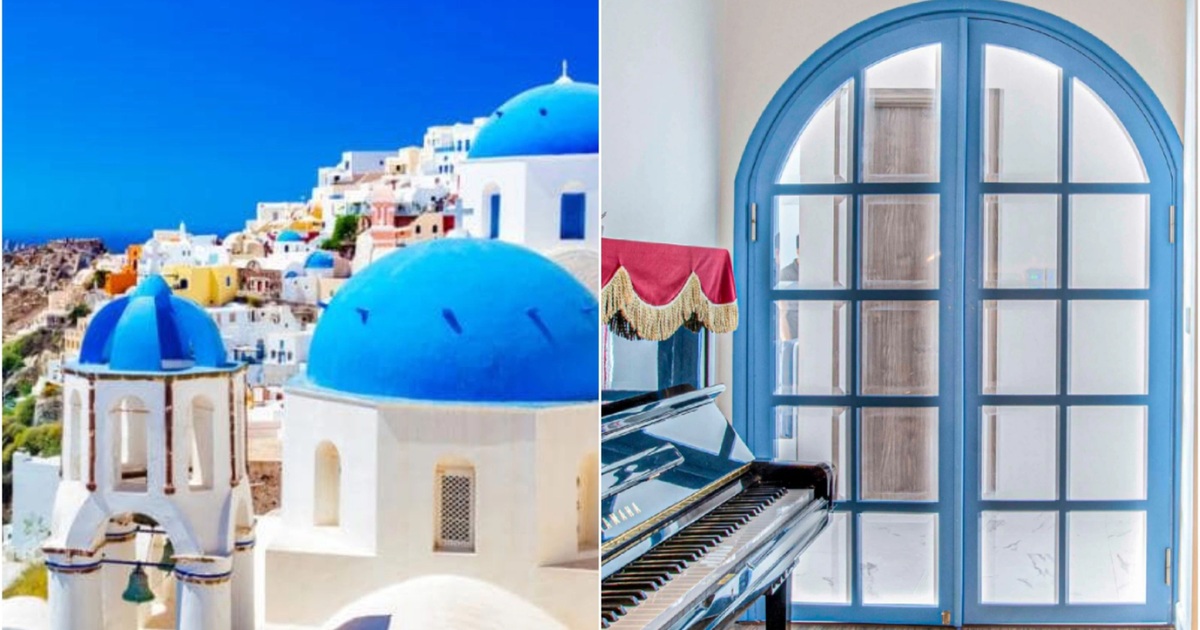 Phong cách nội thất Santorini mộng mơ như đang sống ở vùng Địa Trung Hải